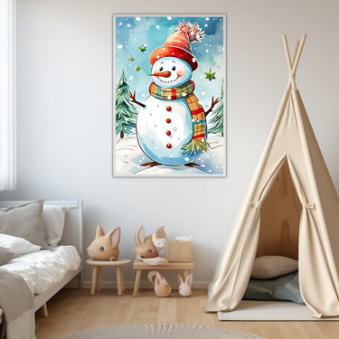 Winter Season Watercolor Painting